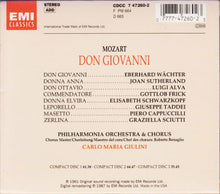 Load image into Gallery viewer, Mozart - Wächter, Sutherland, Alva, Frick, Schwarzkopf, Taddei, Cappuccilli, Sciutti, Philharmonia Orchestra & Chorus – Don Giovanni