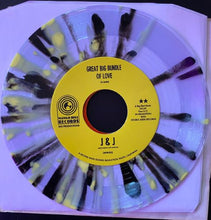 Load image into Gallery viewer, J&J – Great Big Bundle Of Love / I Think You've Got Your Fools Mixed Up (Clear Black And Yellow Splatter vinyl)