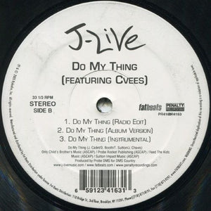 J-Live – Harder / Do My Thing