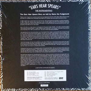 Damu The Fudgemunk – Ears Hear Spears - Instrumentals (Green Vinyl)