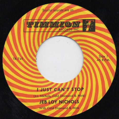 Jeb Loy Nichols With Cold Diamond & Mink – I Just Can't Stop