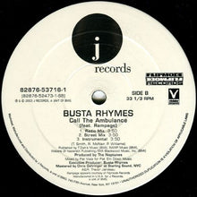 Load image into Gallery viewer, Busta Rhymes Featuring Rah Digga &amp; M.O.P. – Call The Ambulance (Remix)
