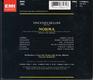 Bellini, Callas, Filippeschi, Stignani, Orchestra E Coro Del Teatro Alla Scala Di Milano, Serafin ‎– Norma